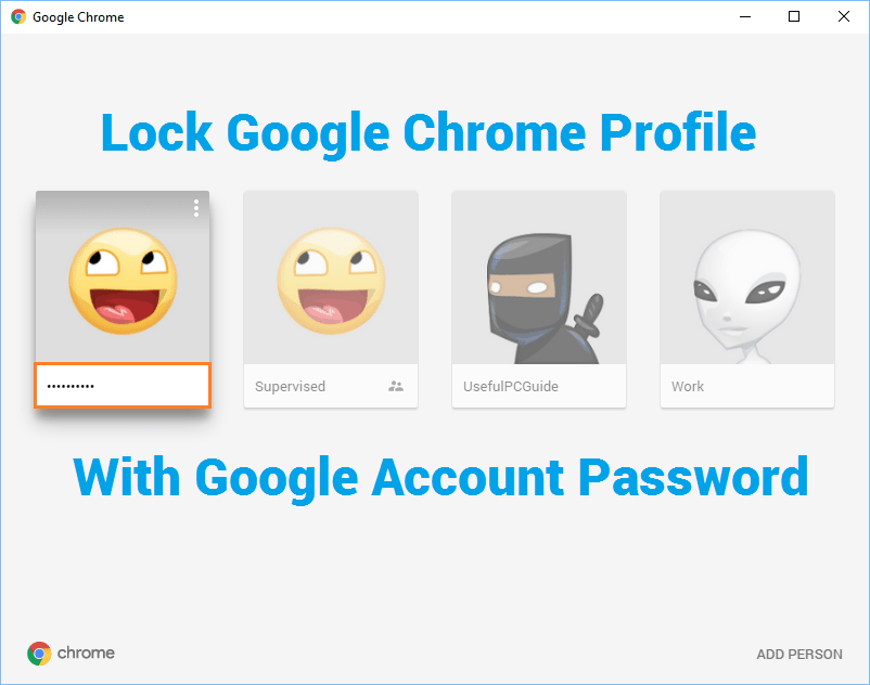 Create a Supervised Chrome Profile