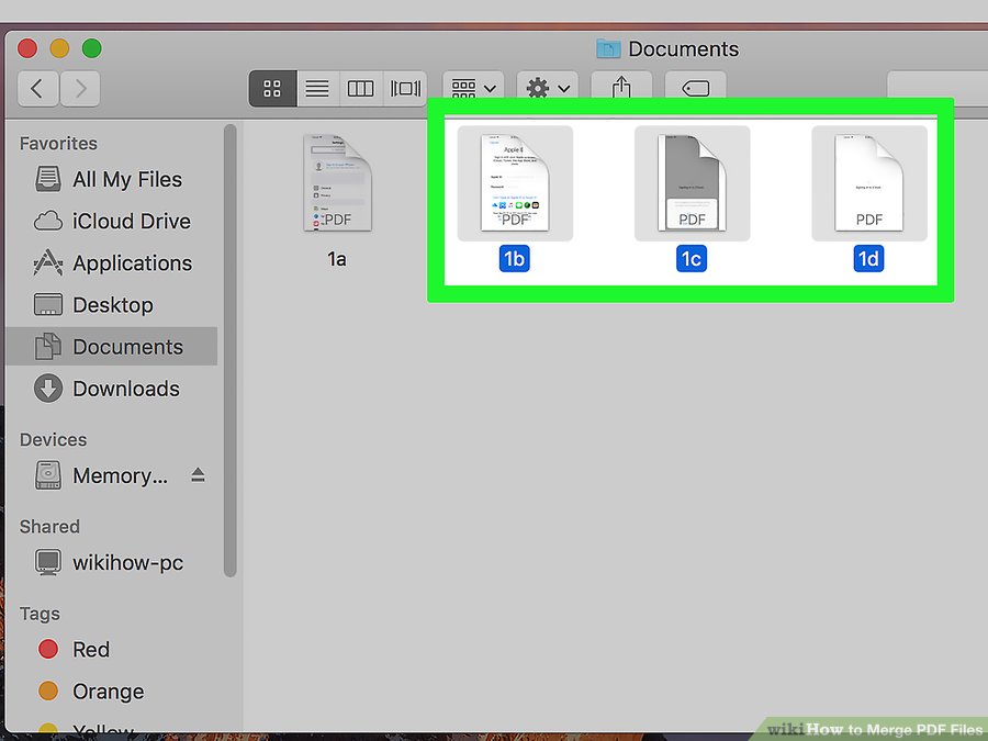 How to Combine PDF Files By Using MAC step 6