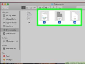 How to Combine PDF Files By Using MAC step 6