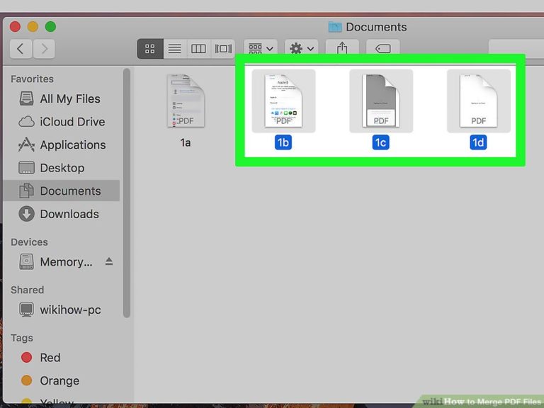 combine pdfs mac preview