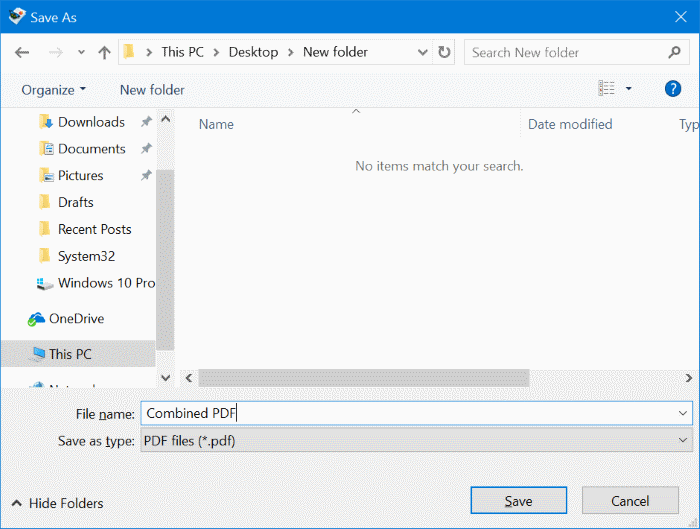 windows 10 combine pdfs in word